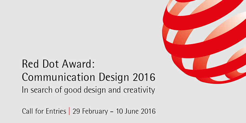 2016红点视觉传达设计奖开始征集