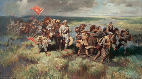 纪念红军长征胜利80周年书画作品展征稿